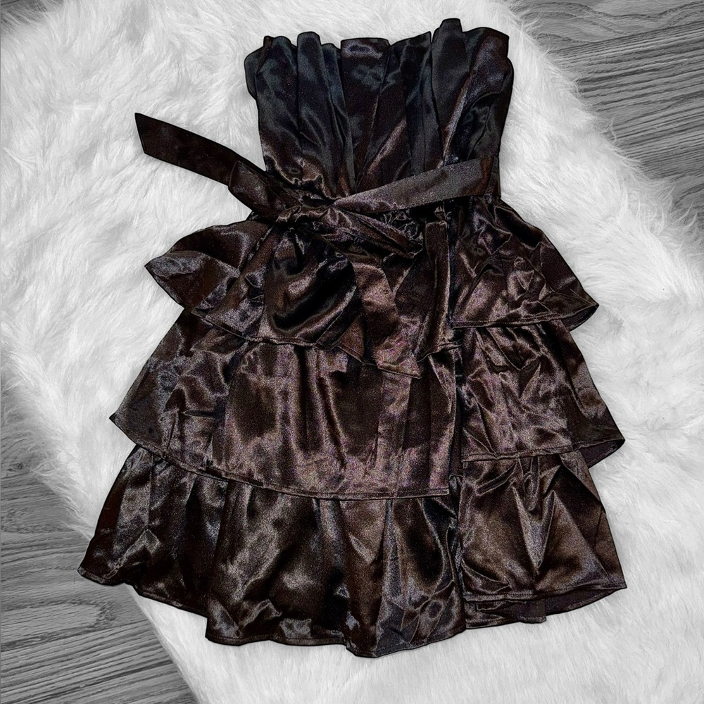 Entro Strapless Black Dress